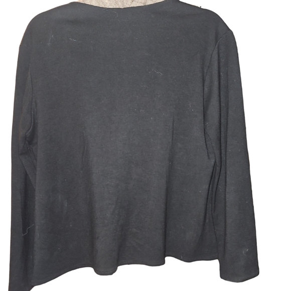 Alembika Unique Colorblock Cardigan With Red Buckle - Picture 5 of 10